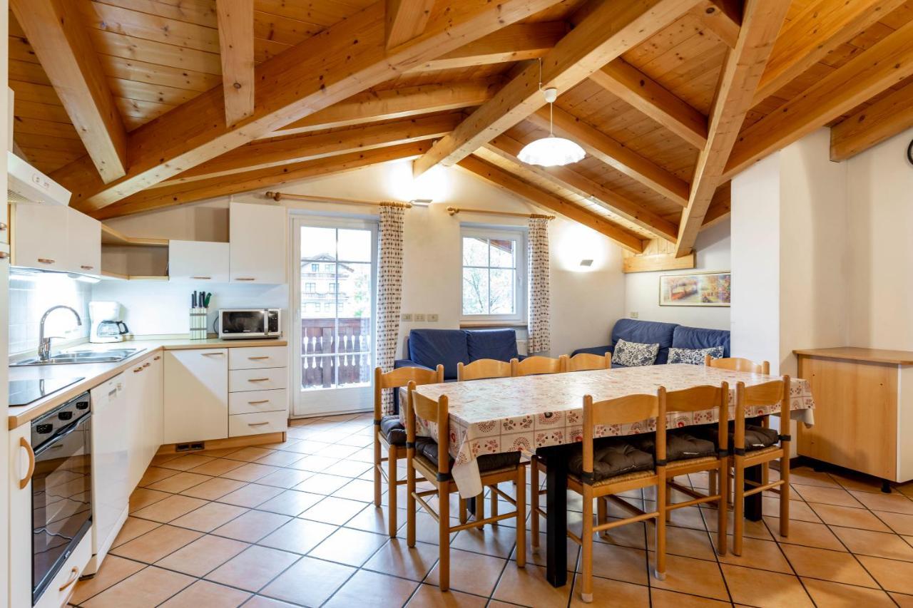 Ferienwohnung Casa Riz Campitello di Fassa Exterior foto